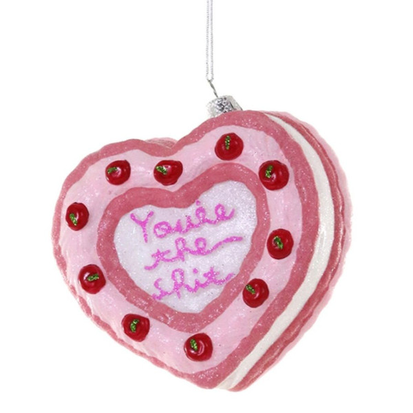 Cody Foster You're the Shit Heart Ornament