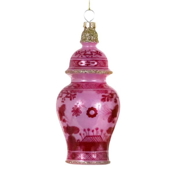 Cody Foster Gilded Pink Urn Ornament