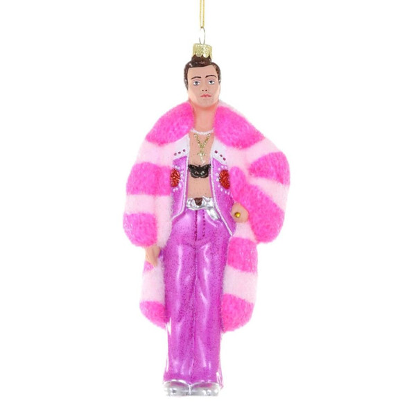 Cody Foster Harry Styles Glass Ornament