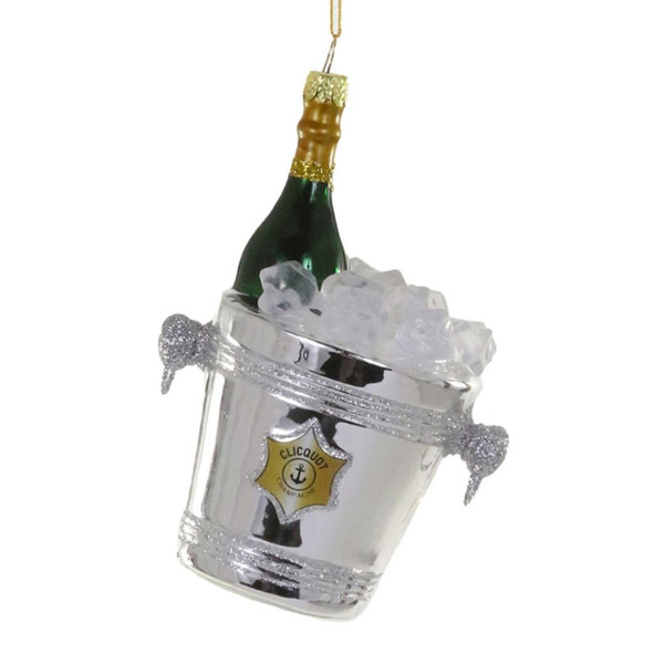 Cody Foster Champagne on Ice Ornament