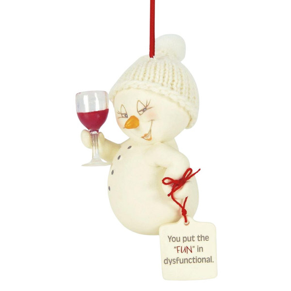 Snowpinions - Put the Fun in Dysfunction Ornament