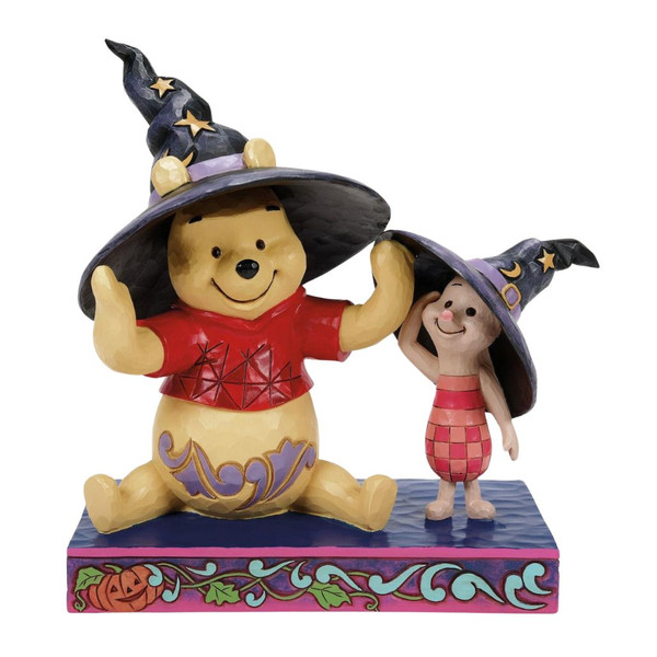 Jim Shore - Disney Traditions - Pooh & Piglet in Witch Hats