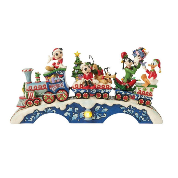 Jim Shore - Disney Traditions - Mickey & Friends Christmas Train