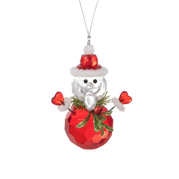 Teeny Holiday Santa Ornament