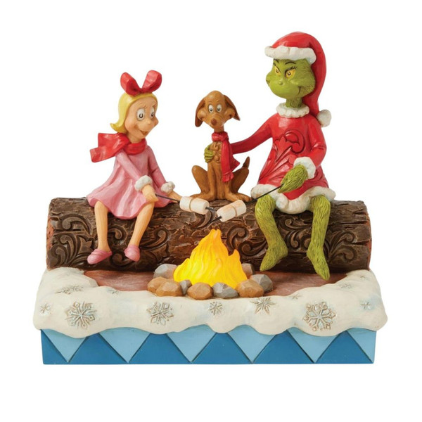 Jim Shore - Dr. Seuss - Grinch Max Cindy Roasting Figurine