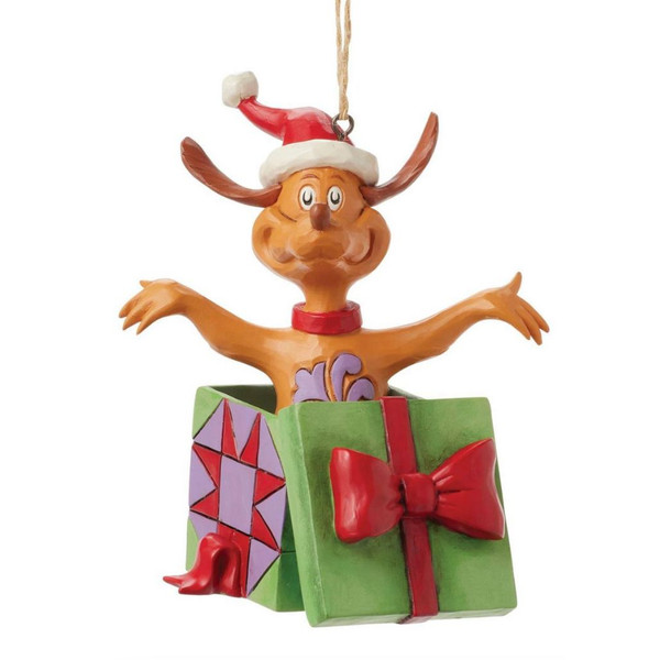 Jim Shore - Dr. Seuss - Max in Present Ornament