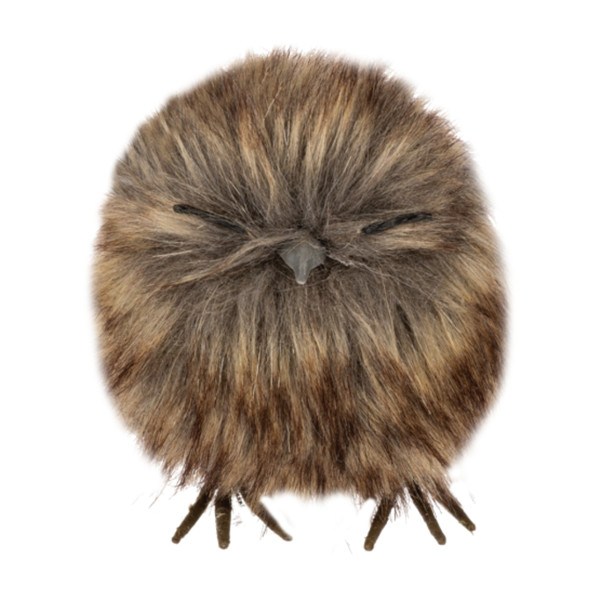 Brown Winter Owl Clip On Ornament