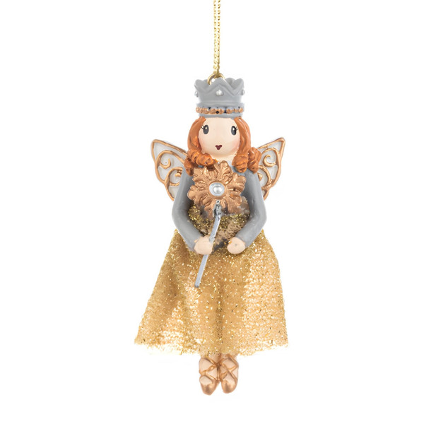 Sugarplum Fairies Gold Fairy Ornament