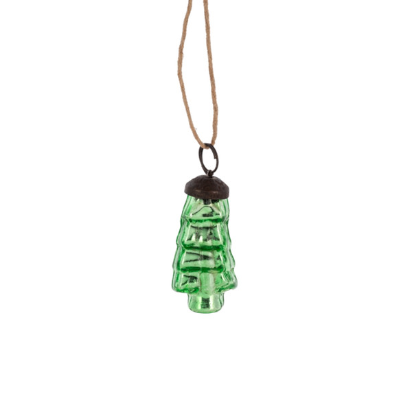 Tiny Green Tree Ornament
