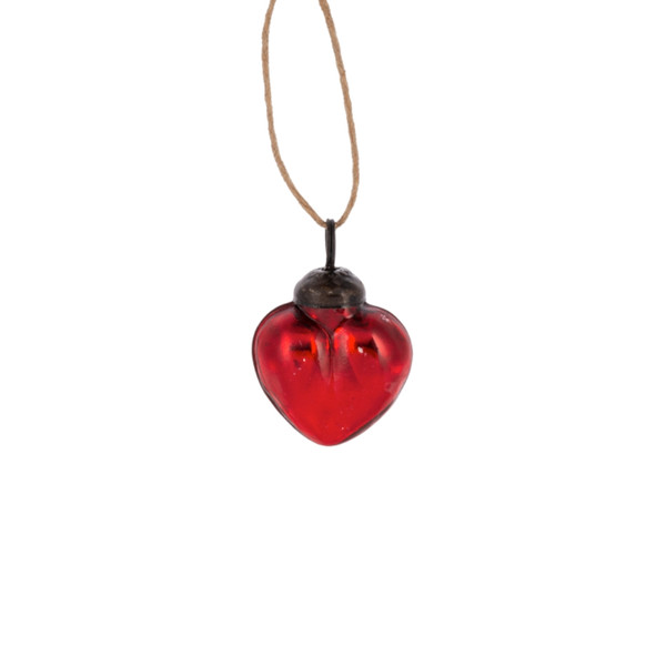 Tiny Red Heart Ornament