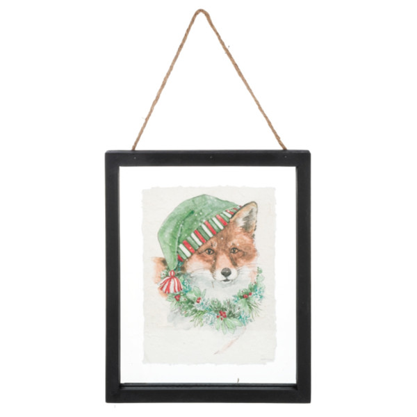 Winter Woodland Fox in Frame