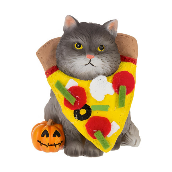 Pizza Cat Halloween Figurine