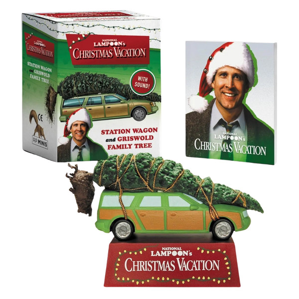 Mini Christmas Vacation Wagon And Tree