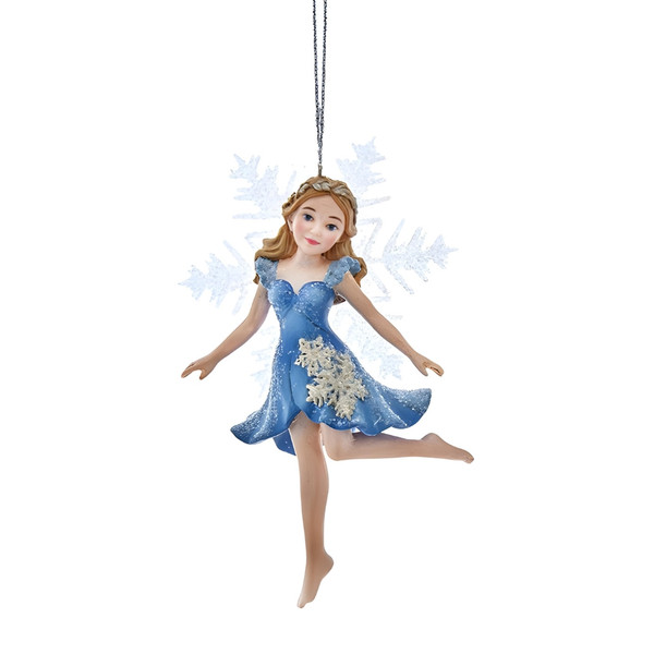Fairy with Snowflake Wings Ornament