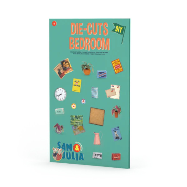 Sam And Julia Kids Bedroom Die-Cuts Miniatures