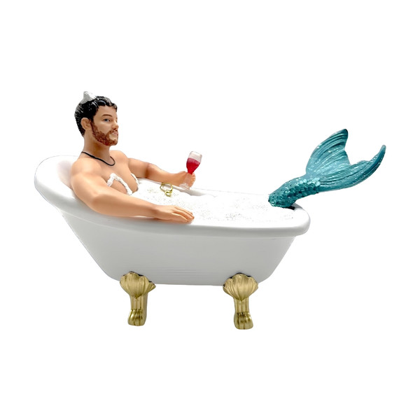 December Diamonds Mr. Bubbles Merman Ornament