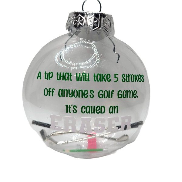 A Tip That Will Erase Golf Ornament