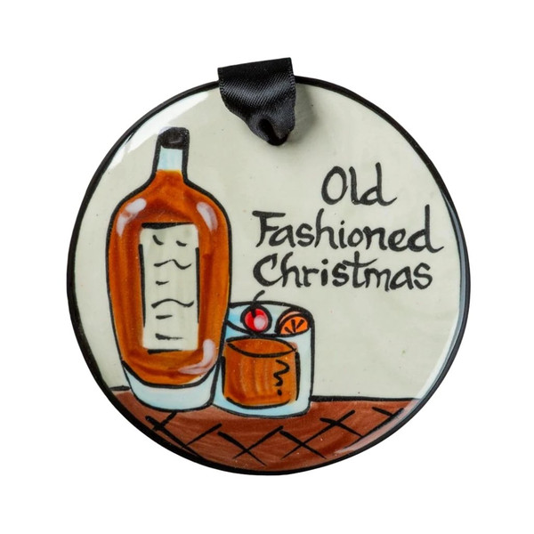 Nola Watkins Old Fashioned Christmas Hand Painted Ornament