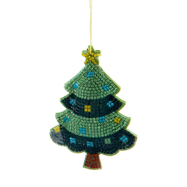 Bedazzled Christmas Tree Ornament