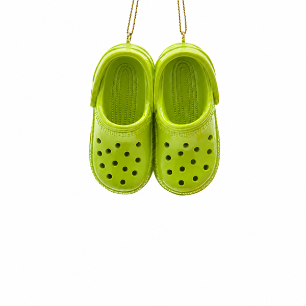 Green Clogs Ornament