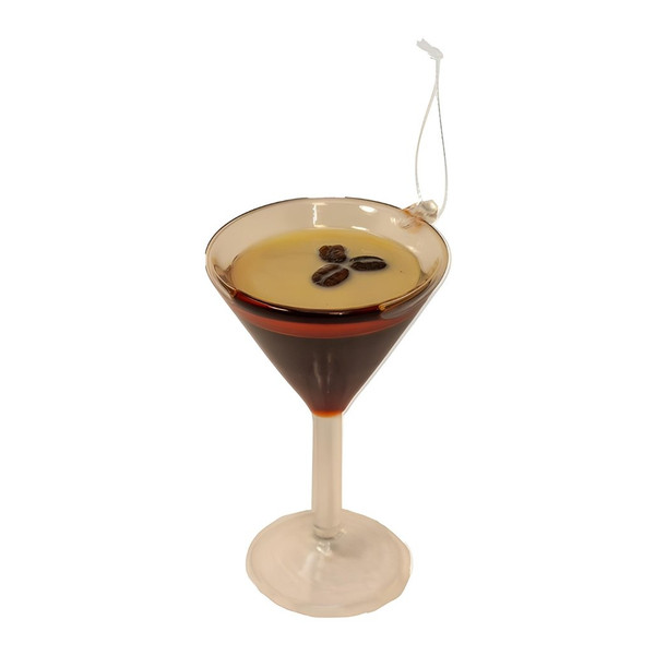 Glass Espresso Martini Ornament