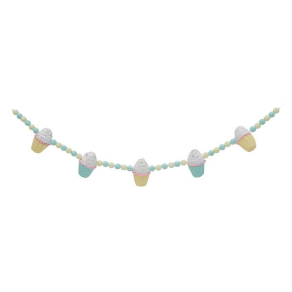 Holiday Pastel Cupcake Garland