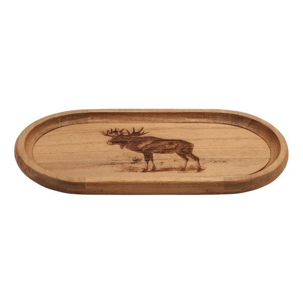 Medium Rustic Moose Trinket Tray