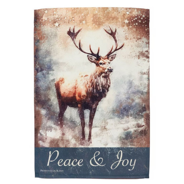 Peace & Joy Garden Flag | Double-Sided 12 x 18 Inch