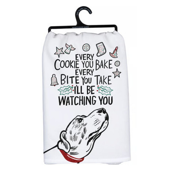 Watching You Kitchen Towel | 28 x 28 Inches