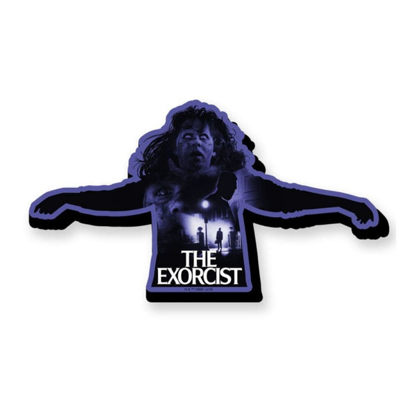 The Exorcist Collage Magnet | Funky Chunky Wood Design