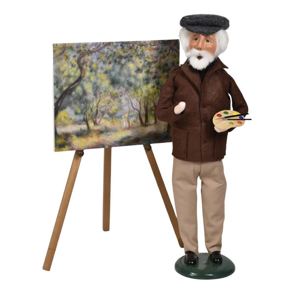 Byers’ Choice Pierre Renoir with Easel Caroler | Artist Figure