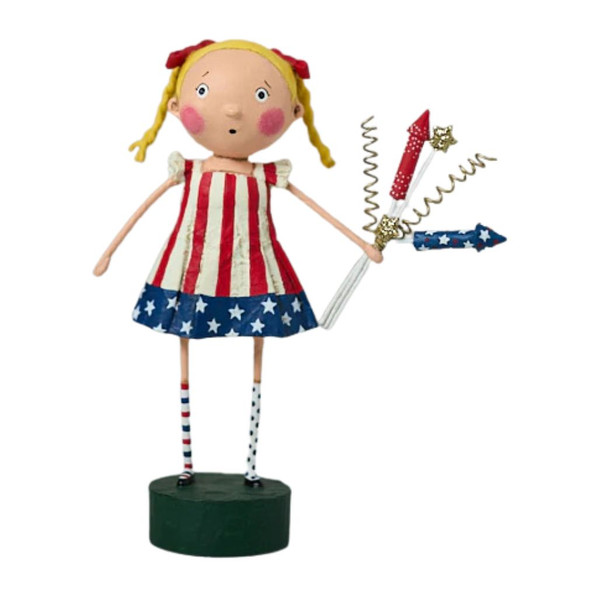 Lori Mitchell Susie Sparkle | 6in Patriotic Figurine