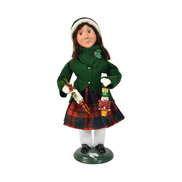 Byers’ Choice Ornament Family Girl Caroler | 10 inches