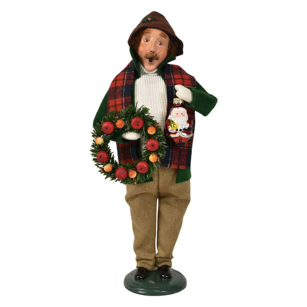 Byers’ Choice Ornament Family Man Caroler | 13 inches