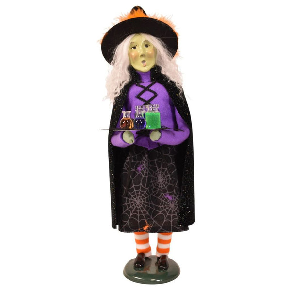 Byers’ Choice Potions Master Witch Caroler | 13 Inches