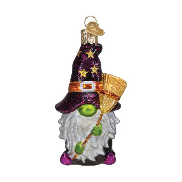 Old World Christmas Witch Gnome Ornament | Mouth-Blown Glass