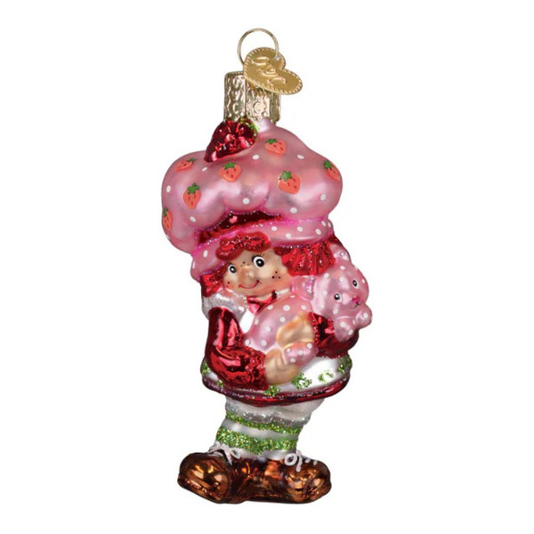 Old World Christmas Strawberry Shortcake and Custard | Blown Glass
