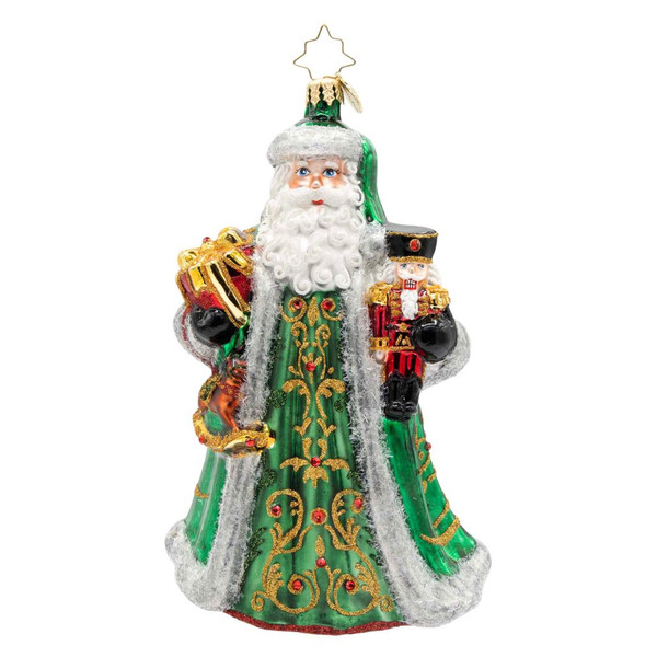 Christopher Radko Emerald Giftbearer Ornament | 6.25in