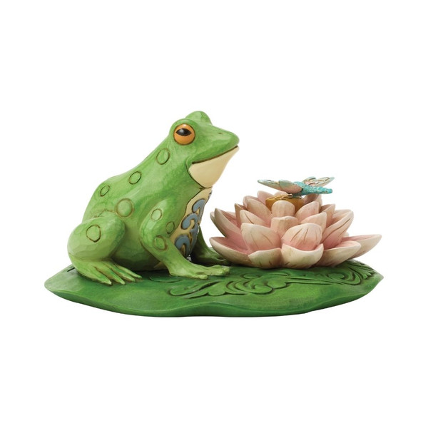 Jim Shore Lilypad Landing | Frog on Lilypad Figurine