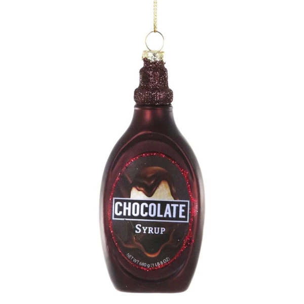 Cody Foster Chocolate Syrup Glass Ornament