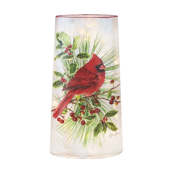 Stony Creek LED Lighted Cardinal Lamp | The Christmas Loft