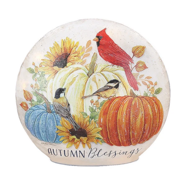 Stony Creek Autumn Blessings LED Lighted Lamp