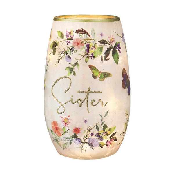 Stony Creek LED Lighted Sister Floral Lamp | The Christmas Loft