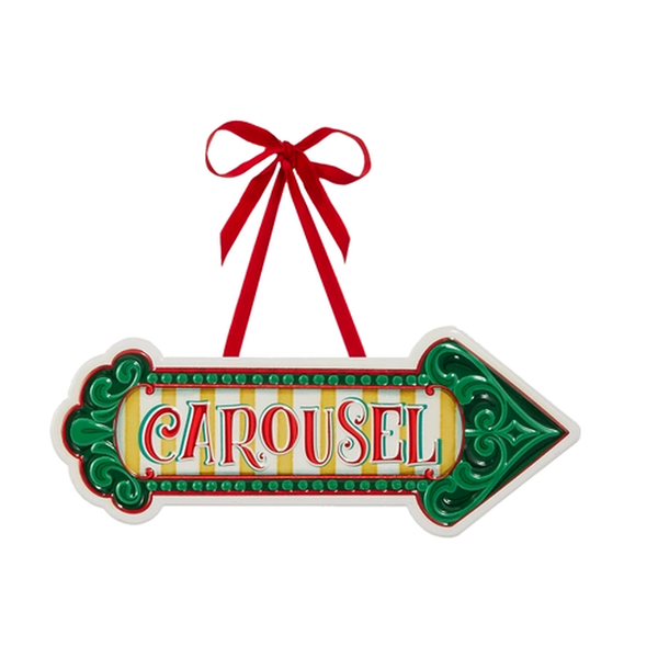 Circus Carousel Marquee Ornament