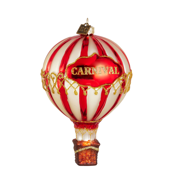 Eric Cortina Red Carnival Balloon Ornament | The Christmas Loft