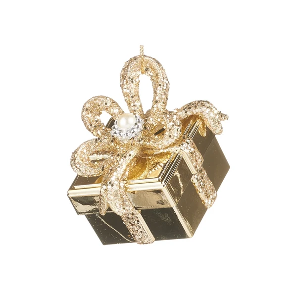 Gold Gift Ornament | The Christmas Loft
