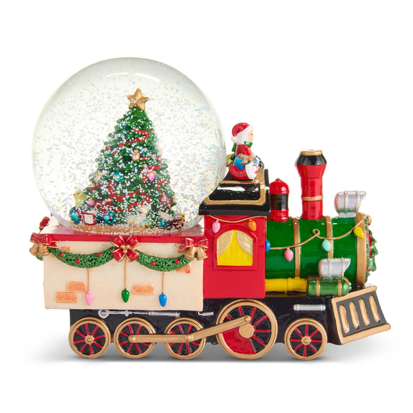 Animated Musical Train Water Globe | The Christmas Loft
