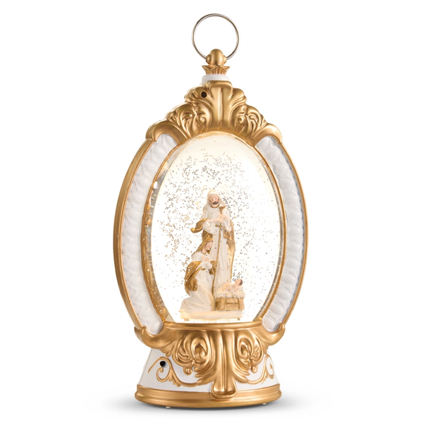 Musical Lighted Holy Family Water Lantern