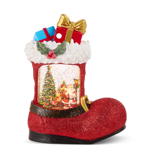 Santa's Delivery Lighted Water Boot