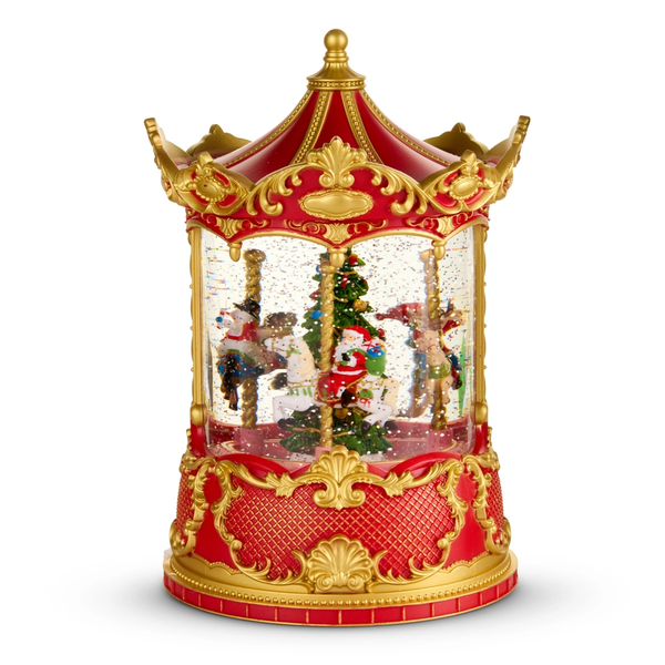 Animated Lighted Water Carousel | The Christmas Loft